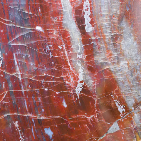 Marbre rouge veiné de blanc, de type Rosso Levanto
